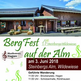 Berg Fest auf der Alm