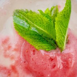 Erdbeersorbet Drinks