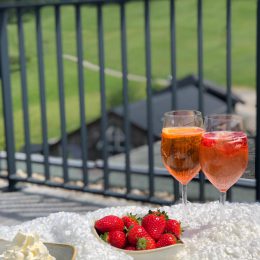 Time out on our roof terrace